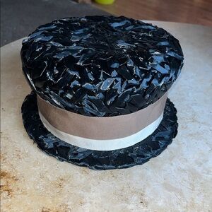 Vintage hat Black Women's Hat With Vintage Hat Box